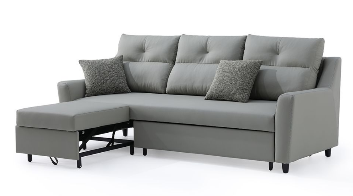 DA-275 Grey Chaise Sofa Bed