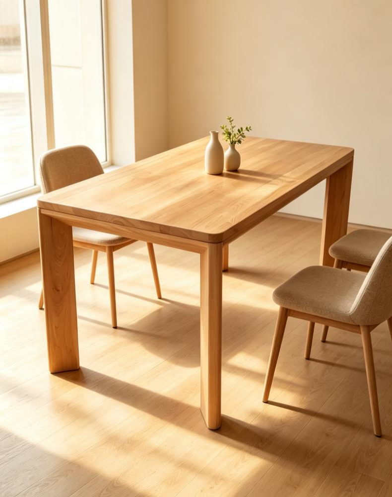 Luonaima Solid Wood Dining Table