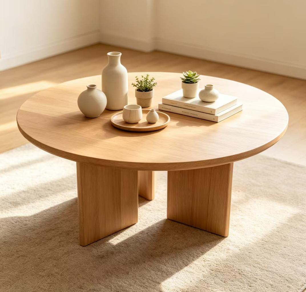 Large Round Coffee Table