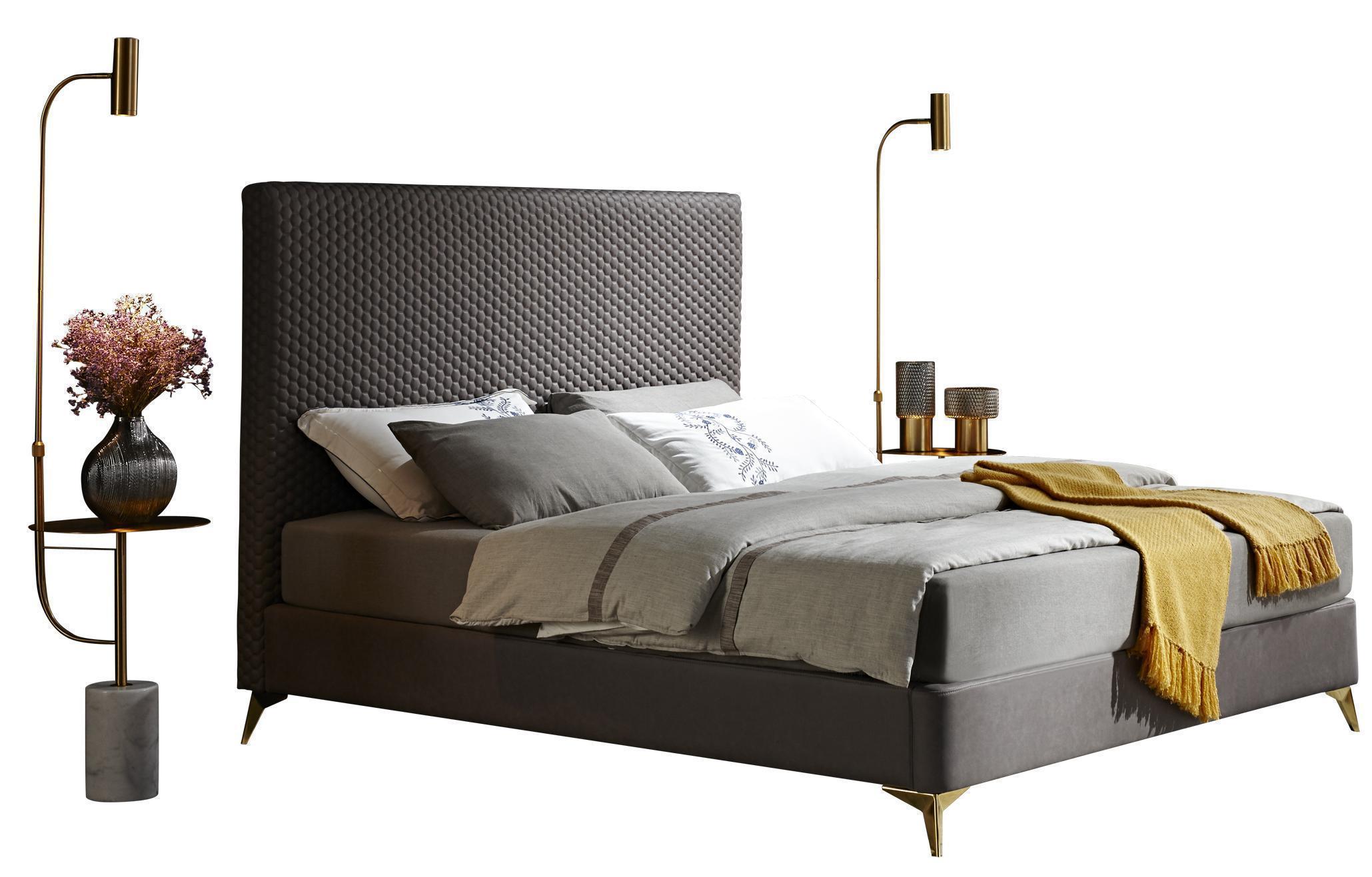 SK77 Upholstered Bed
