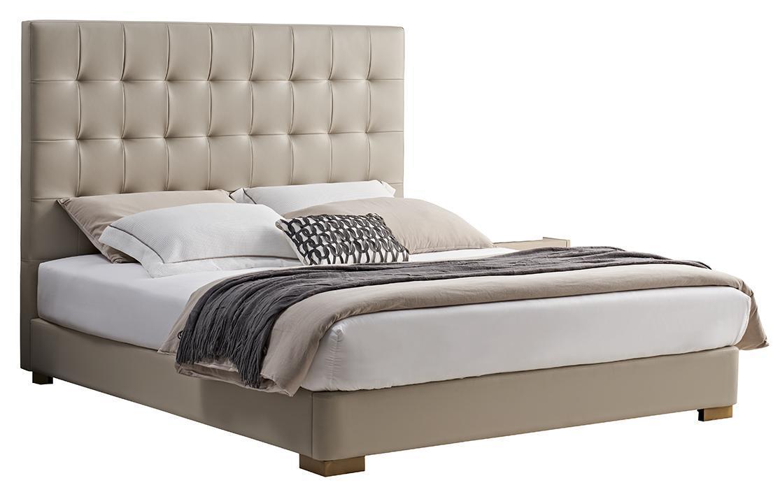 SK110 Tufted Upholstered Bed Frame