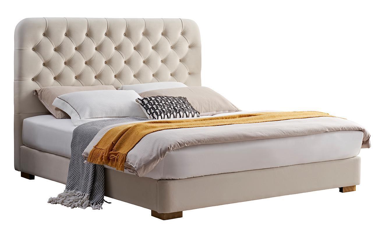 SK118 Tufted Upholstered Bed