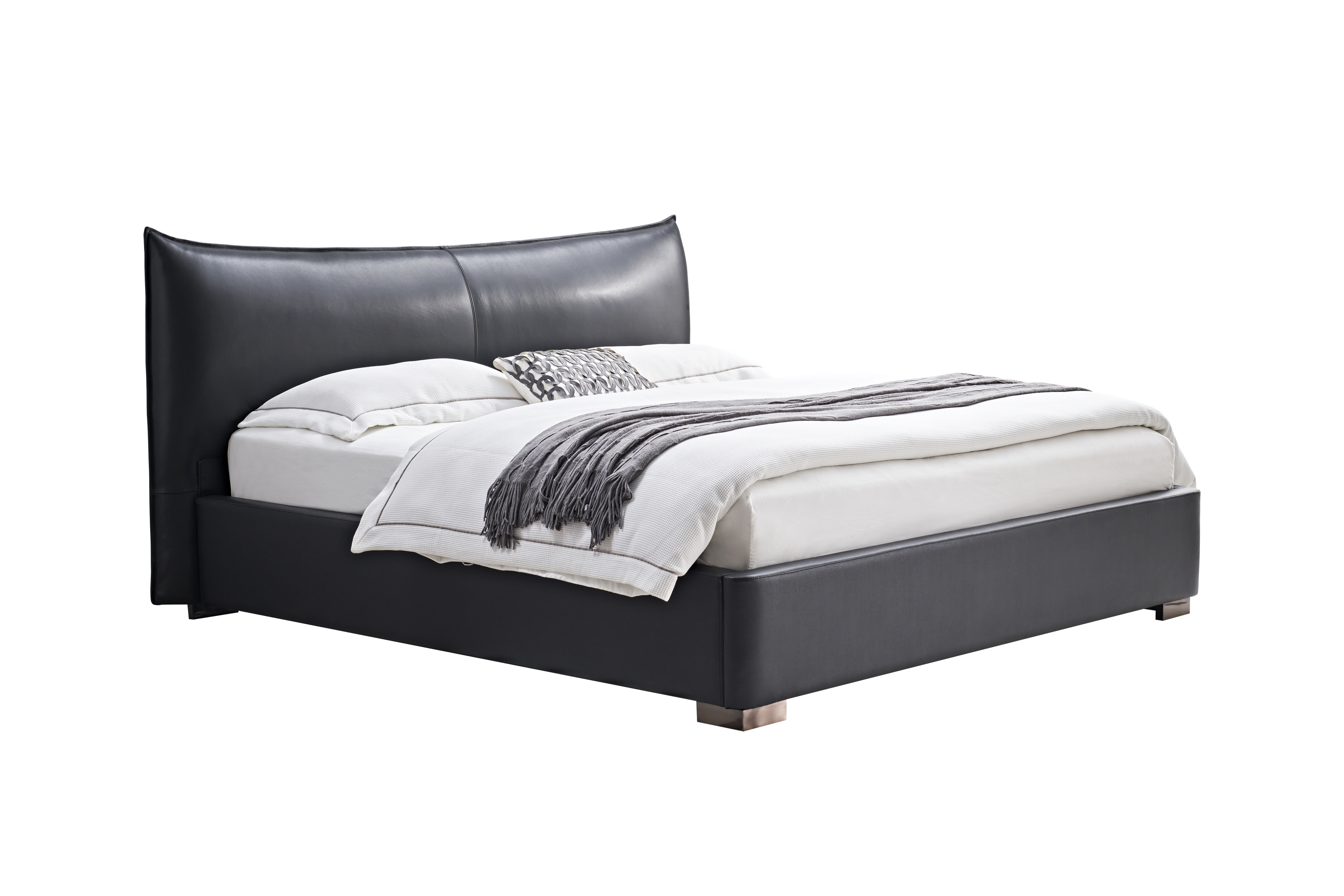 SK129 Modern Leather Bed