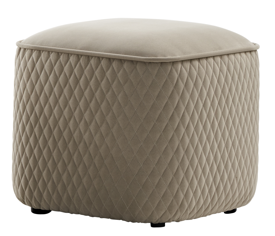 J02 Quilted Ottoman