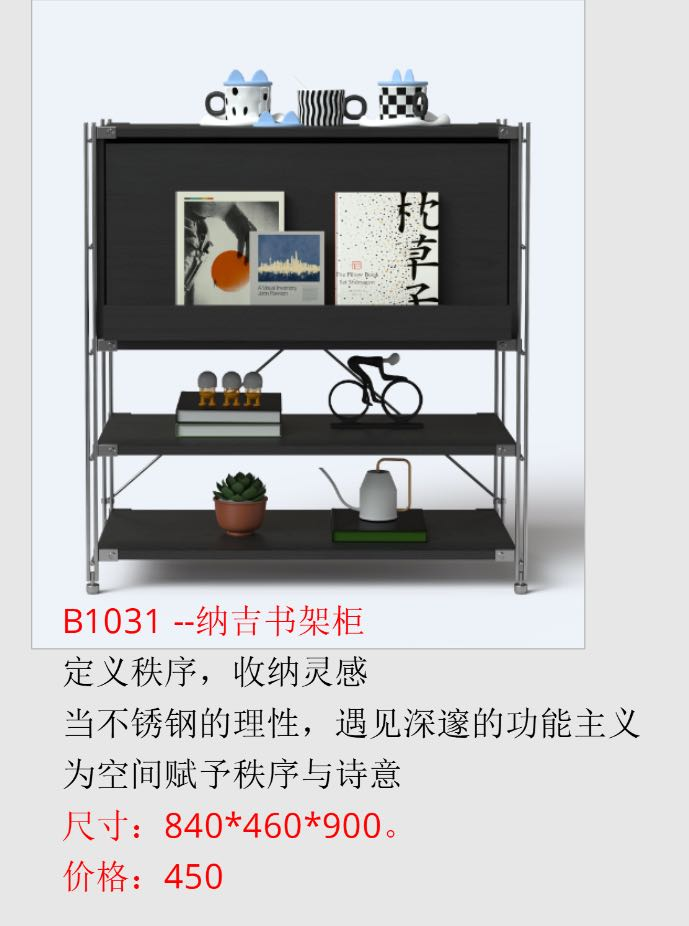 B1031 Bauhaus Magazine Cabinet