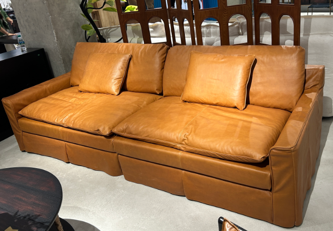 M603 Oil Wax Full Leather Sofa