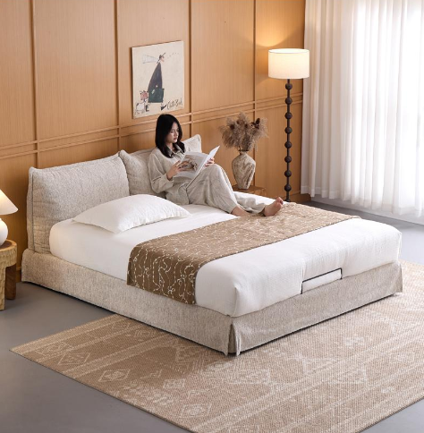 Wangyou Bed - Floor-Level Flush Edge