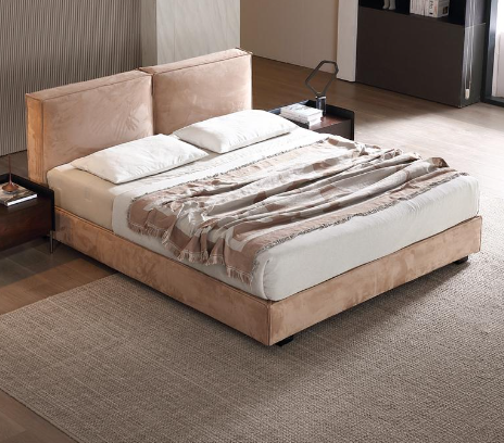Tofu Block Bed - Floor Level Flush Edge