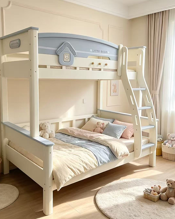 Children's Bunk Bed with Ladder