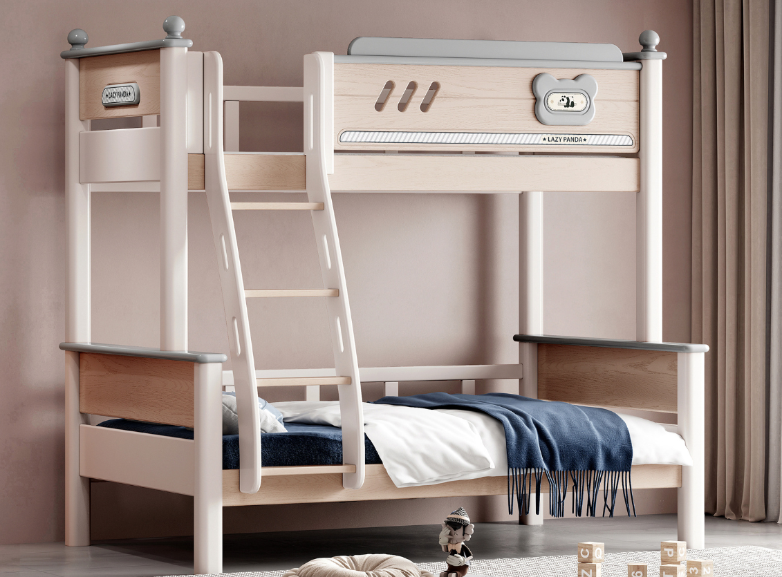 Children's Bunk Bed with Ladder