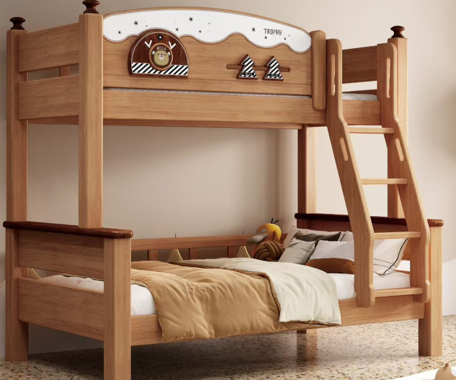 Children's Bunk Bed with Ladder