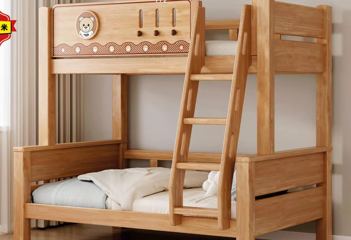 Children's Bunk Bed with Ladder