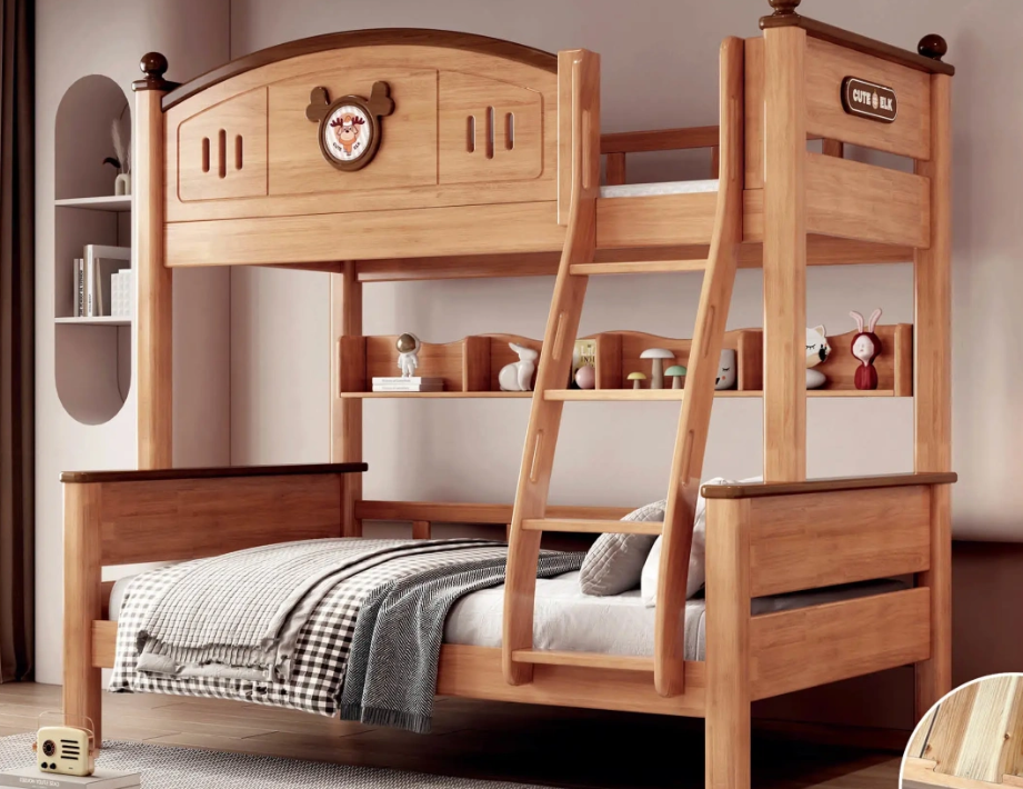 Children's Bunk Bed with Ladder
