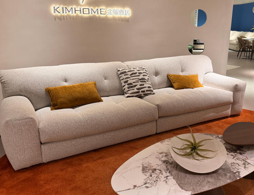 Fabric Straight Sofa