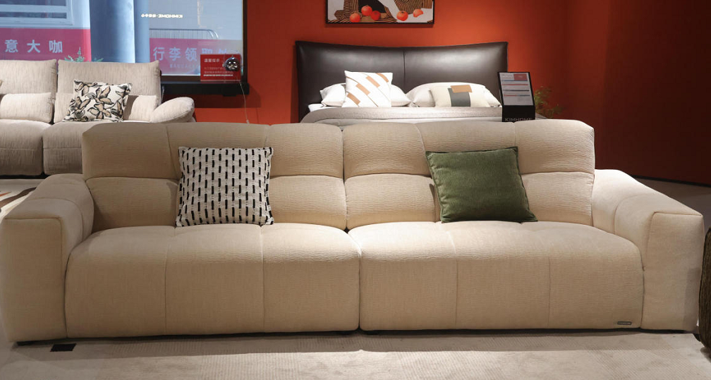 Fabric Straight Sofa