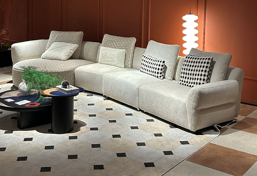 Fabric Corner Sofa