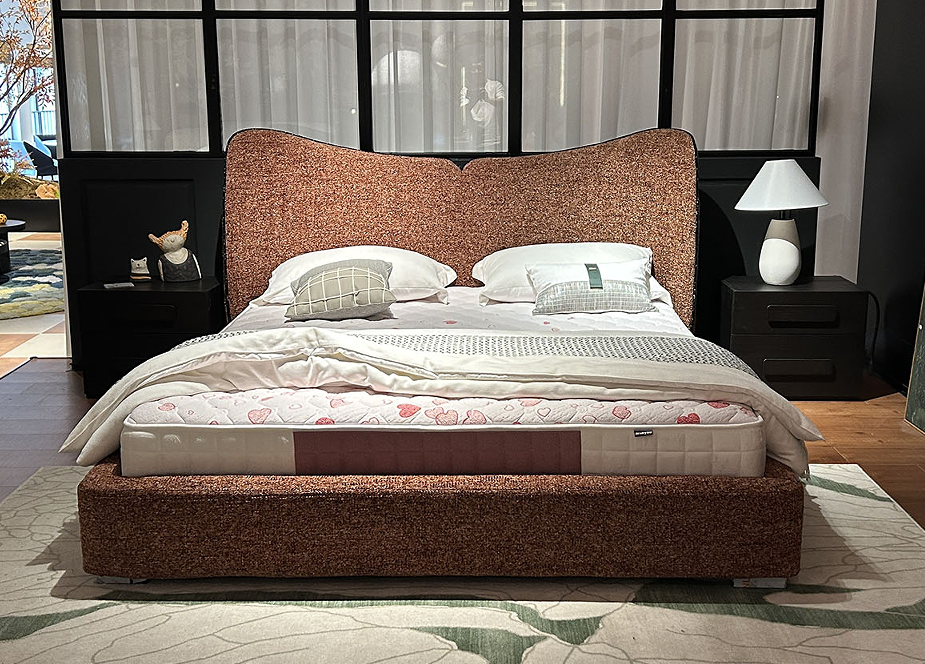 Bespoke Chenille Butterfly Bed