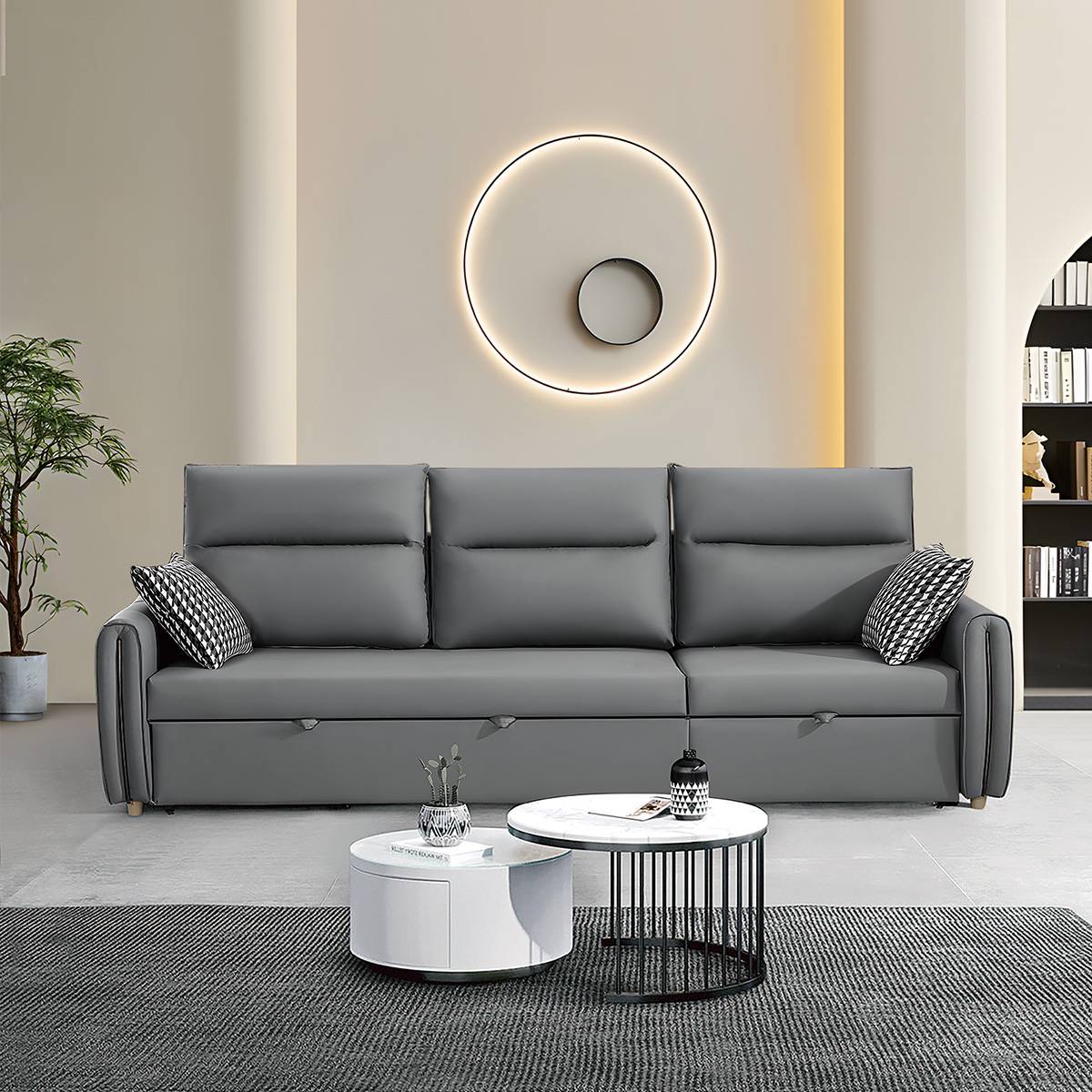 Manual Pull-Out Sofa Bed (A01-B-6)