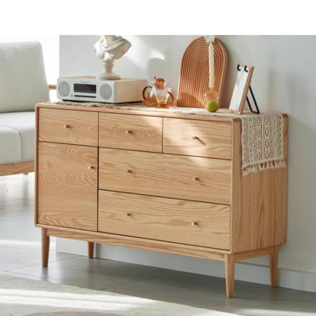 Fuji B Chest of Drawers (1 Door 5 Drawers) (Z52-B3034)