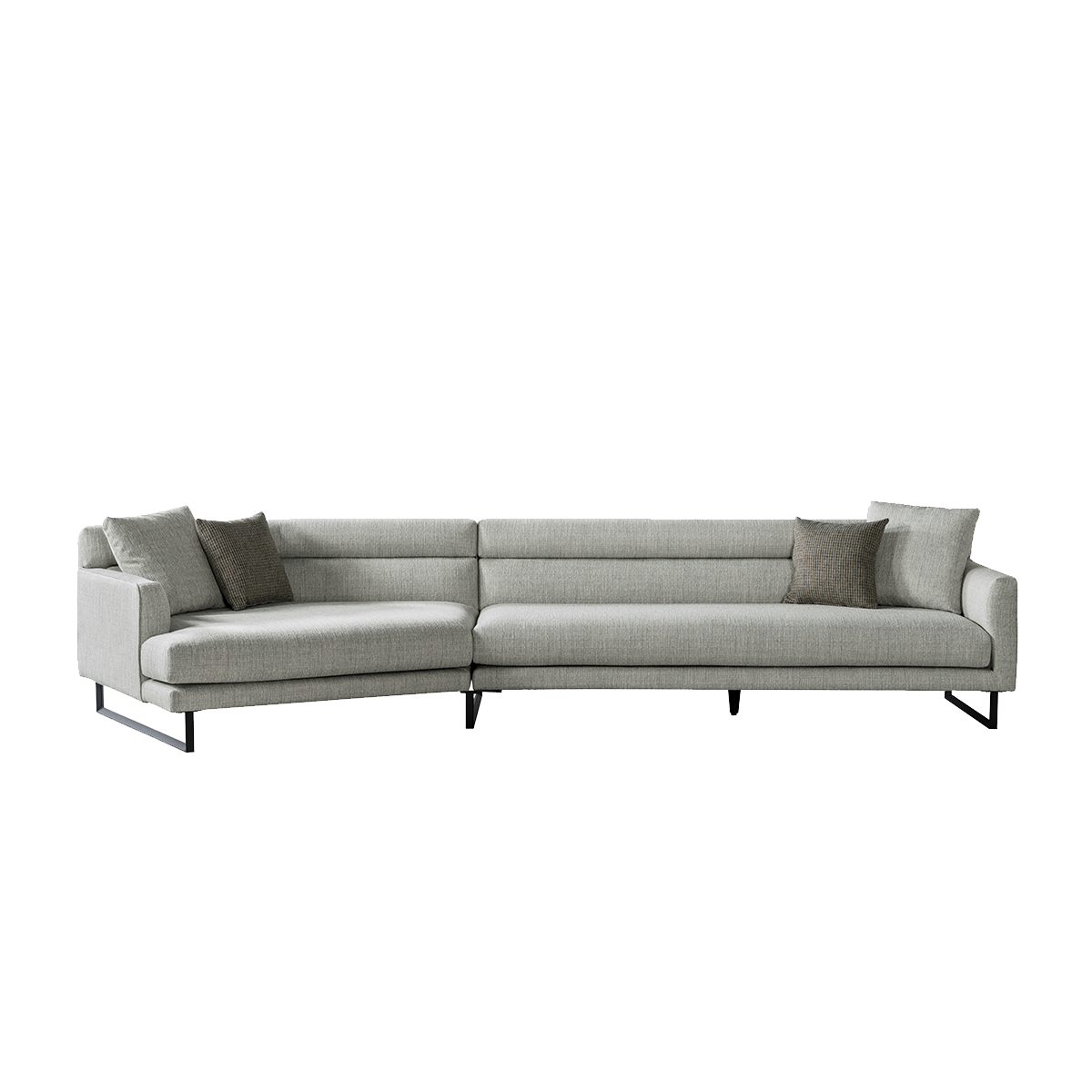 Italian Minimalist Irregular Sofa (B02-SA474)