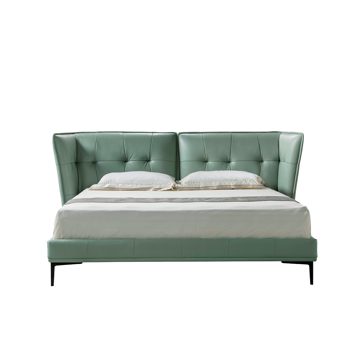 Genuine Leather Flush Bed (Z02-F4071)
