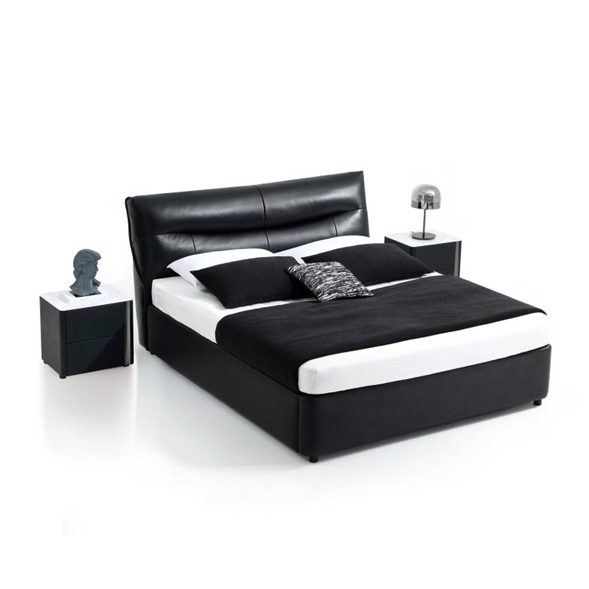 Genuine Leather Soft Bed (B17-2387)