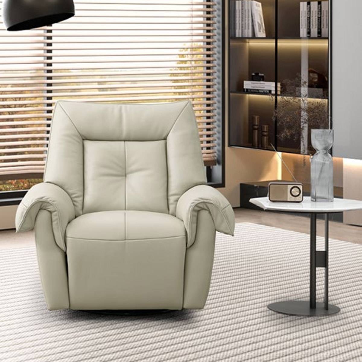Genuine Leather Manual Recliner (Z49-G51)
