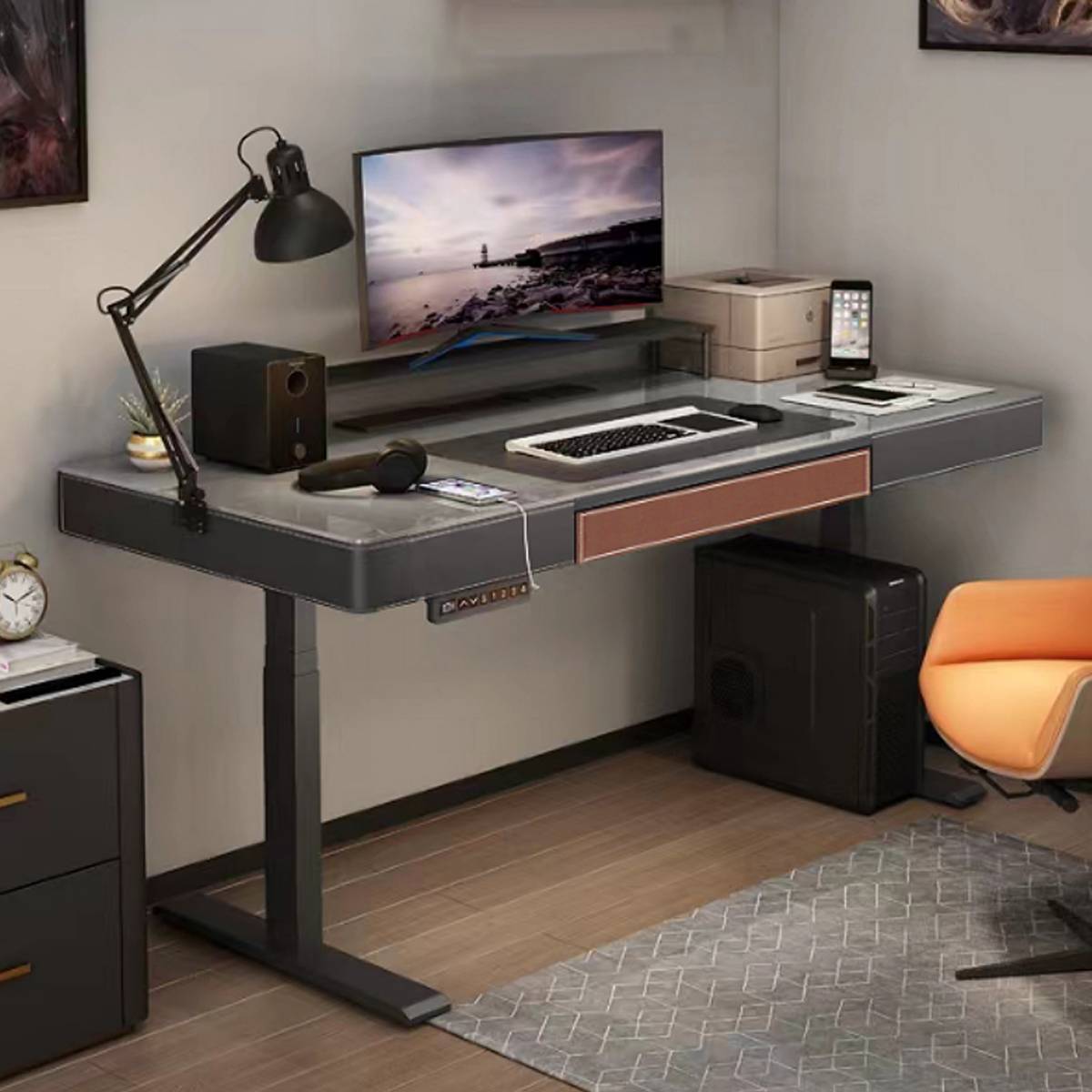 Electric Height-Adjustable Desk (B45-743)