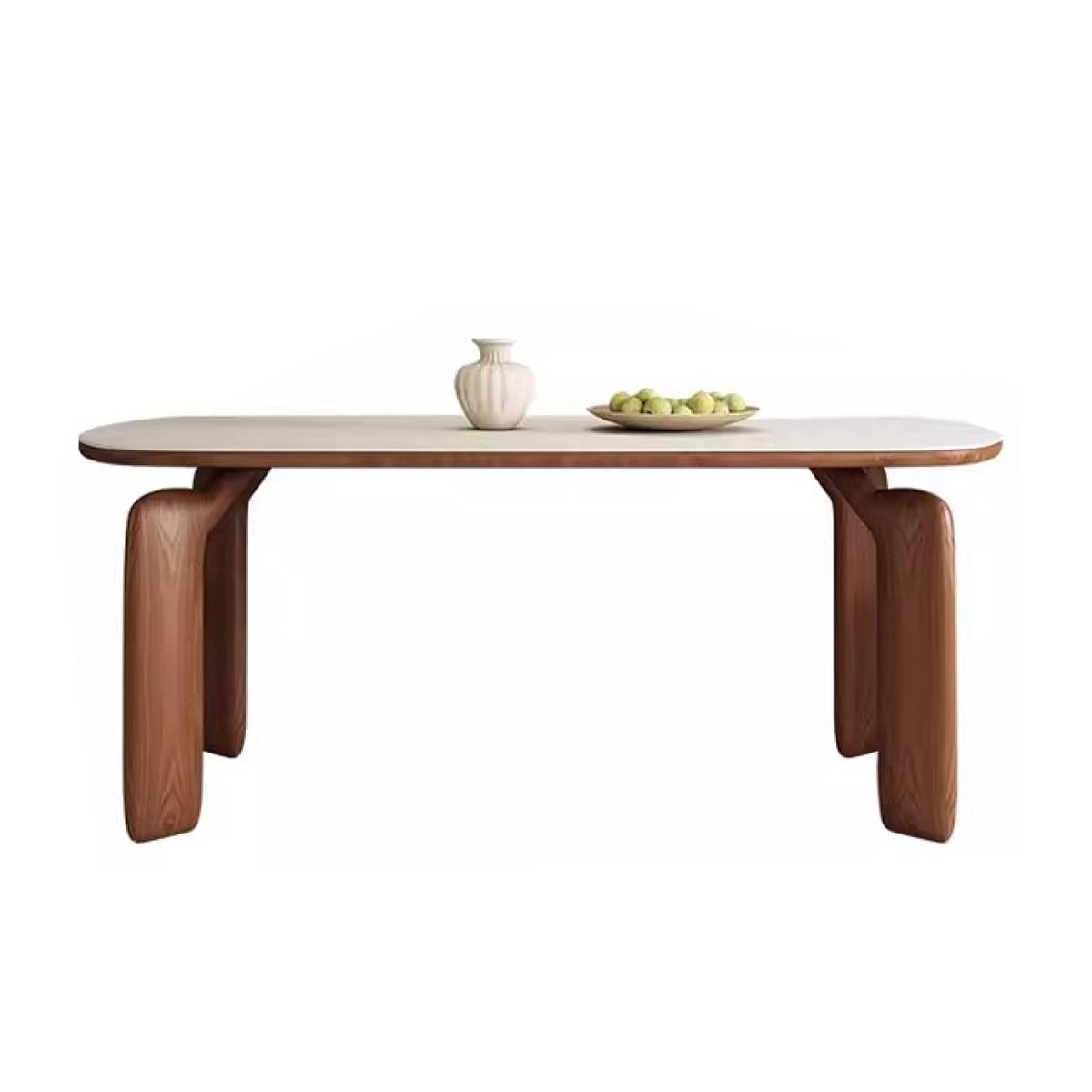Travertine Sintered Stone Dining Table (Z87-T-035)