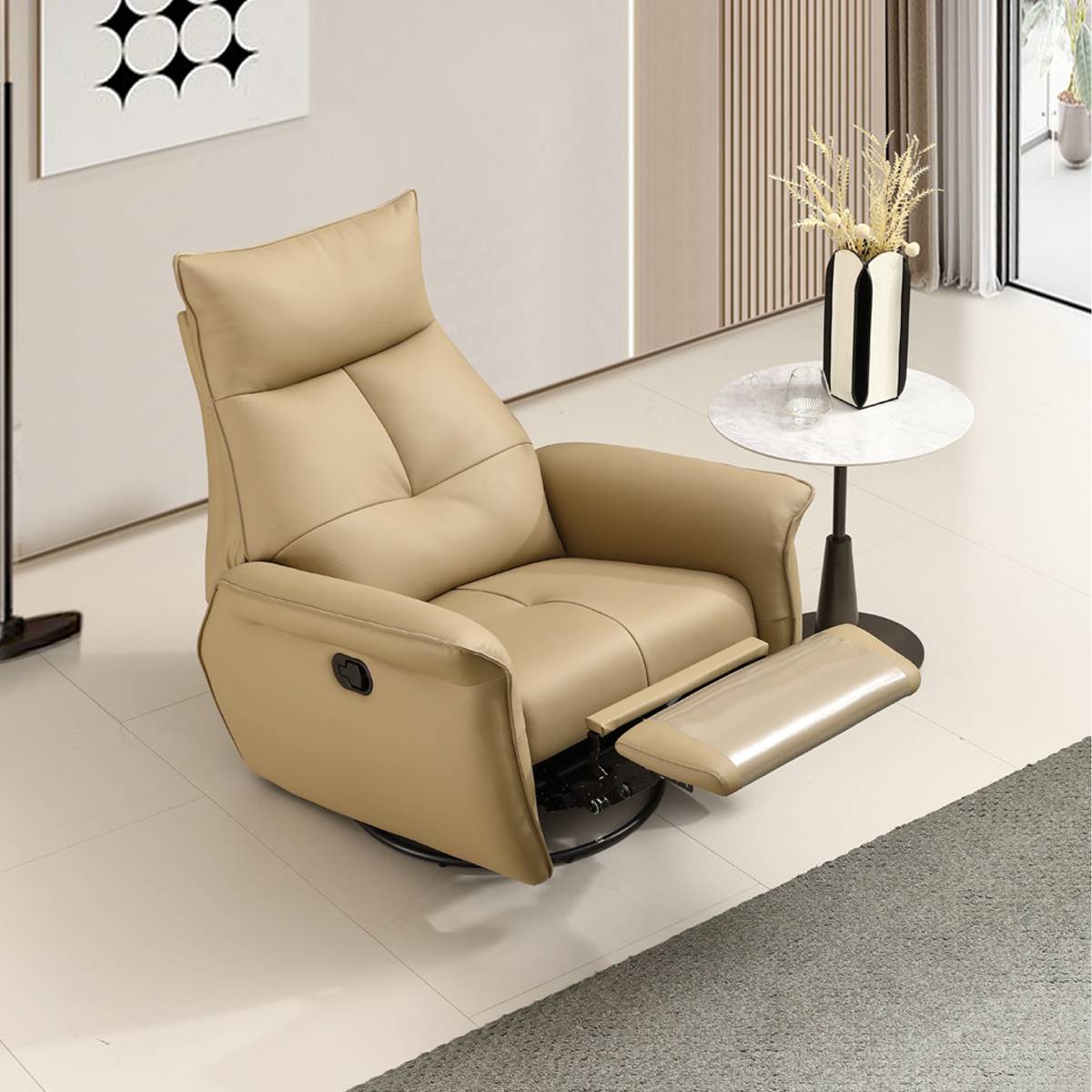 Genuine Leather Manual Recliner (Z49-G16)