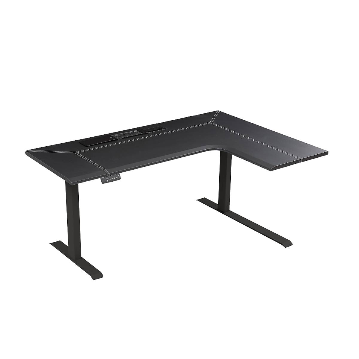 Electric Height-Adjustable Corner Desk (B45-739)