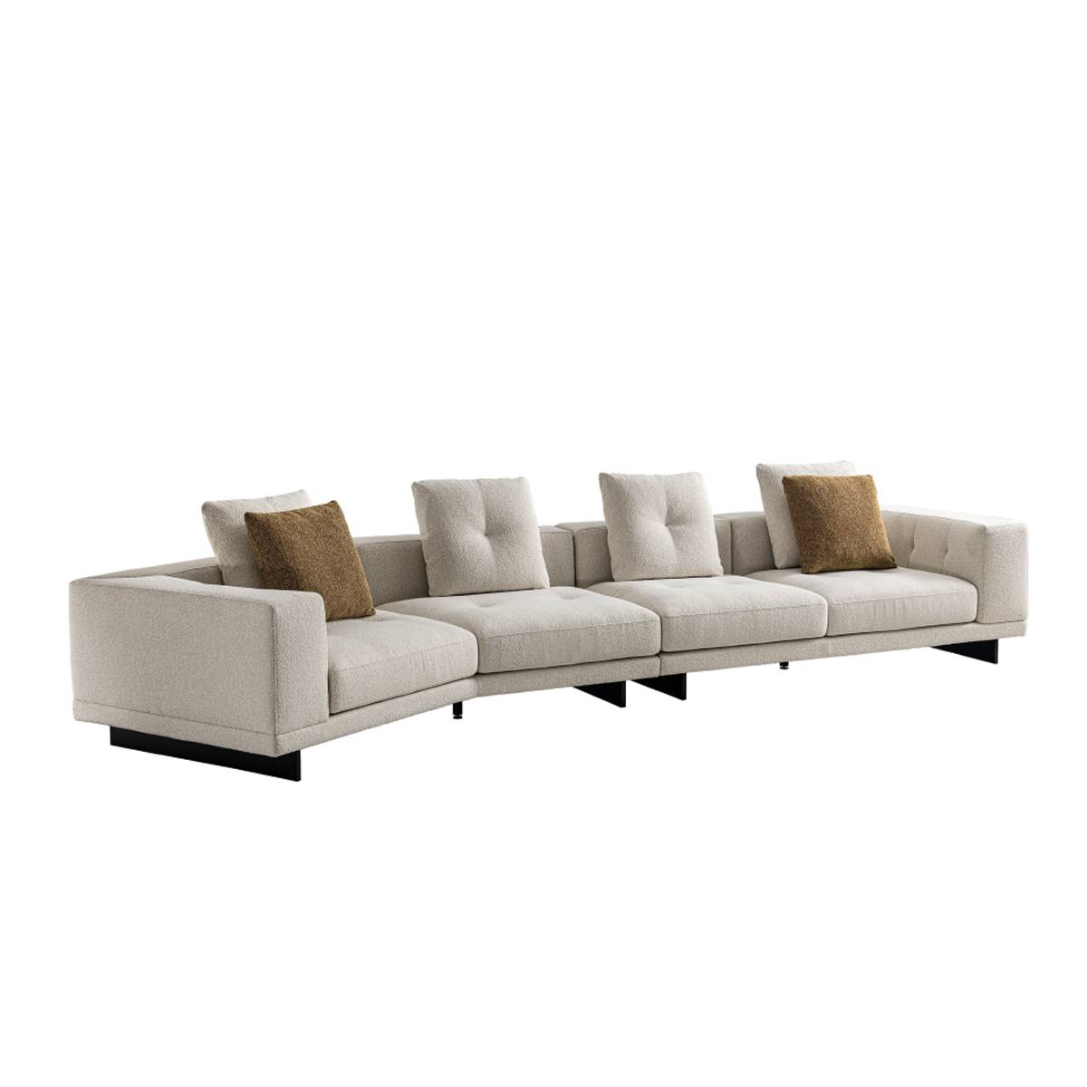 Side angle view of the Dylan Sofa on white background
