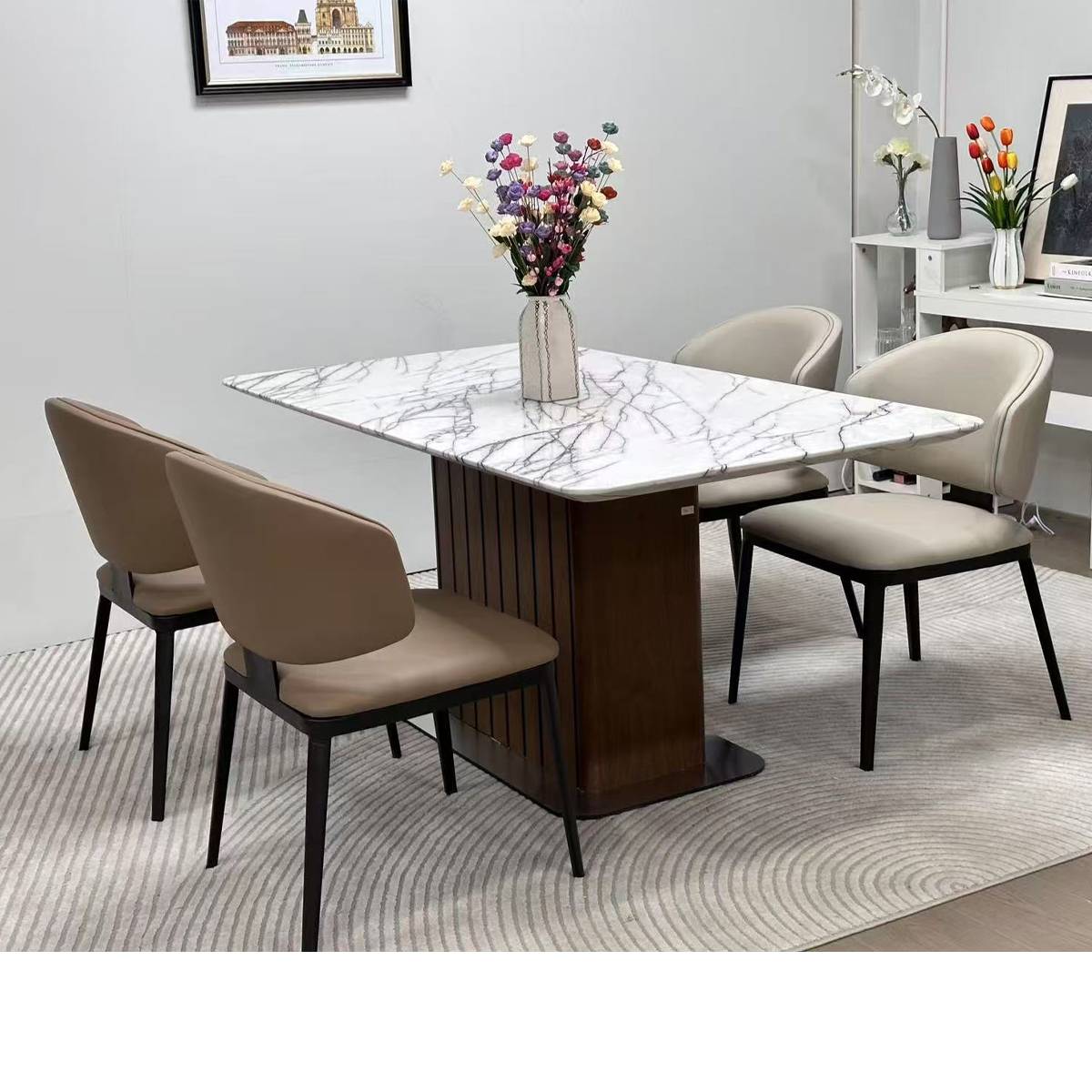 Mid-Century Modern Dining Table (A68-356)