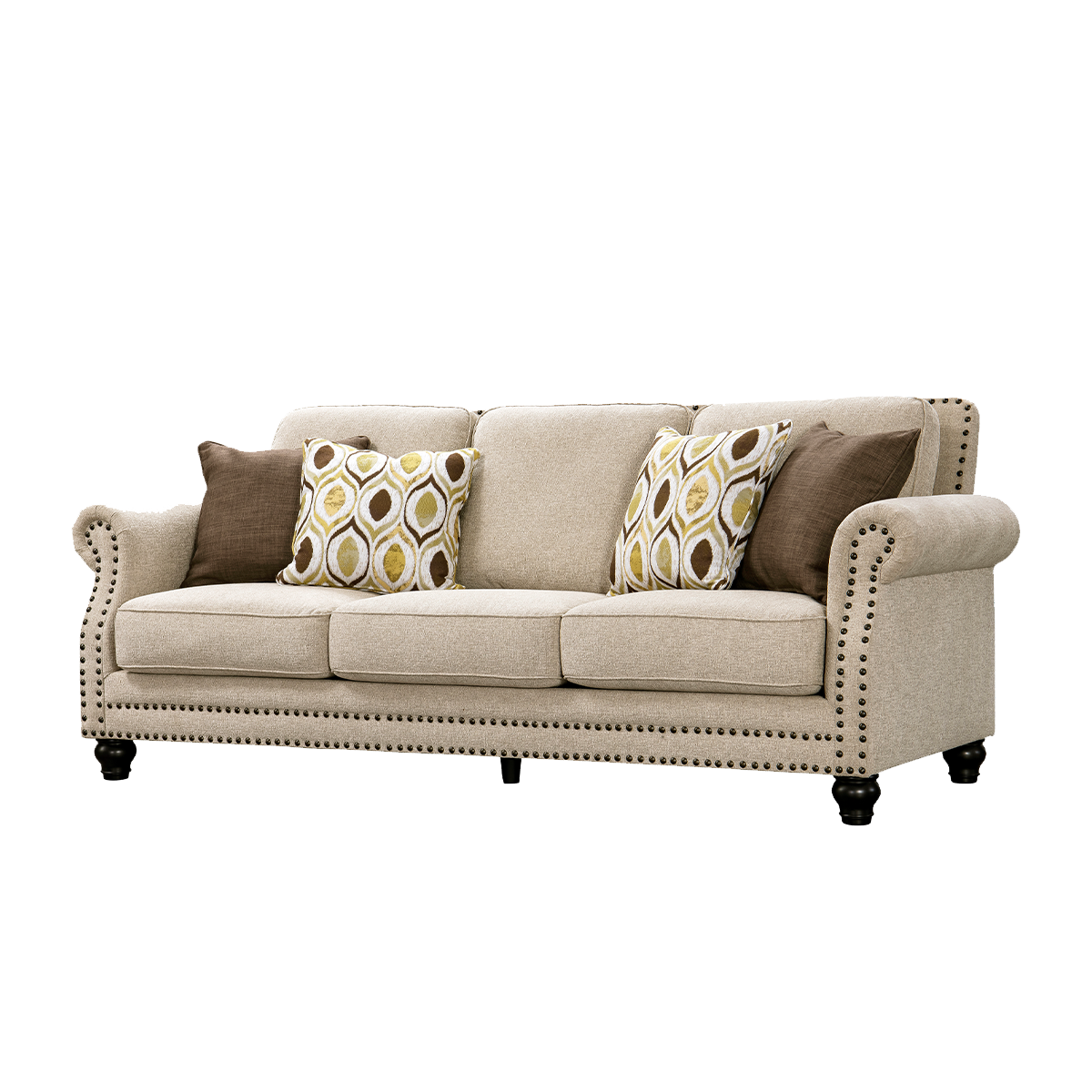 American Style Fabric Sofa 3-Seater (Z02-SA042)