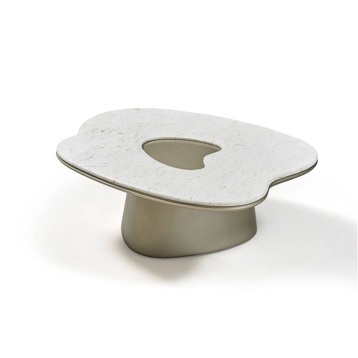 Natural Jade Rabbit Marble Coffee Table (Z86-TC471)