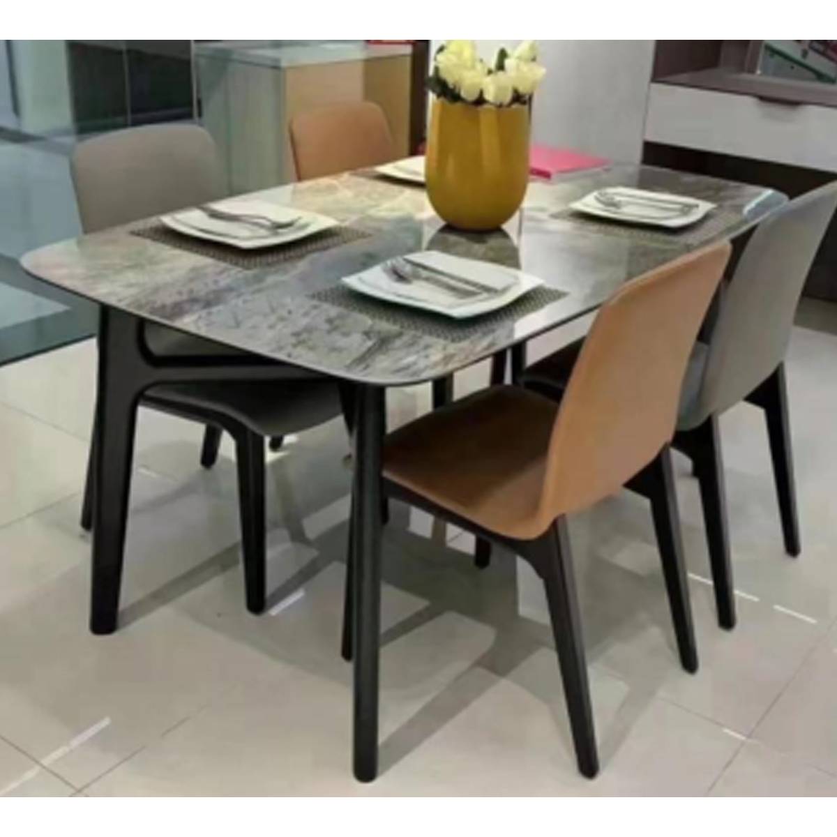 Sintered Stone Dining Table (Z30- F Frame)