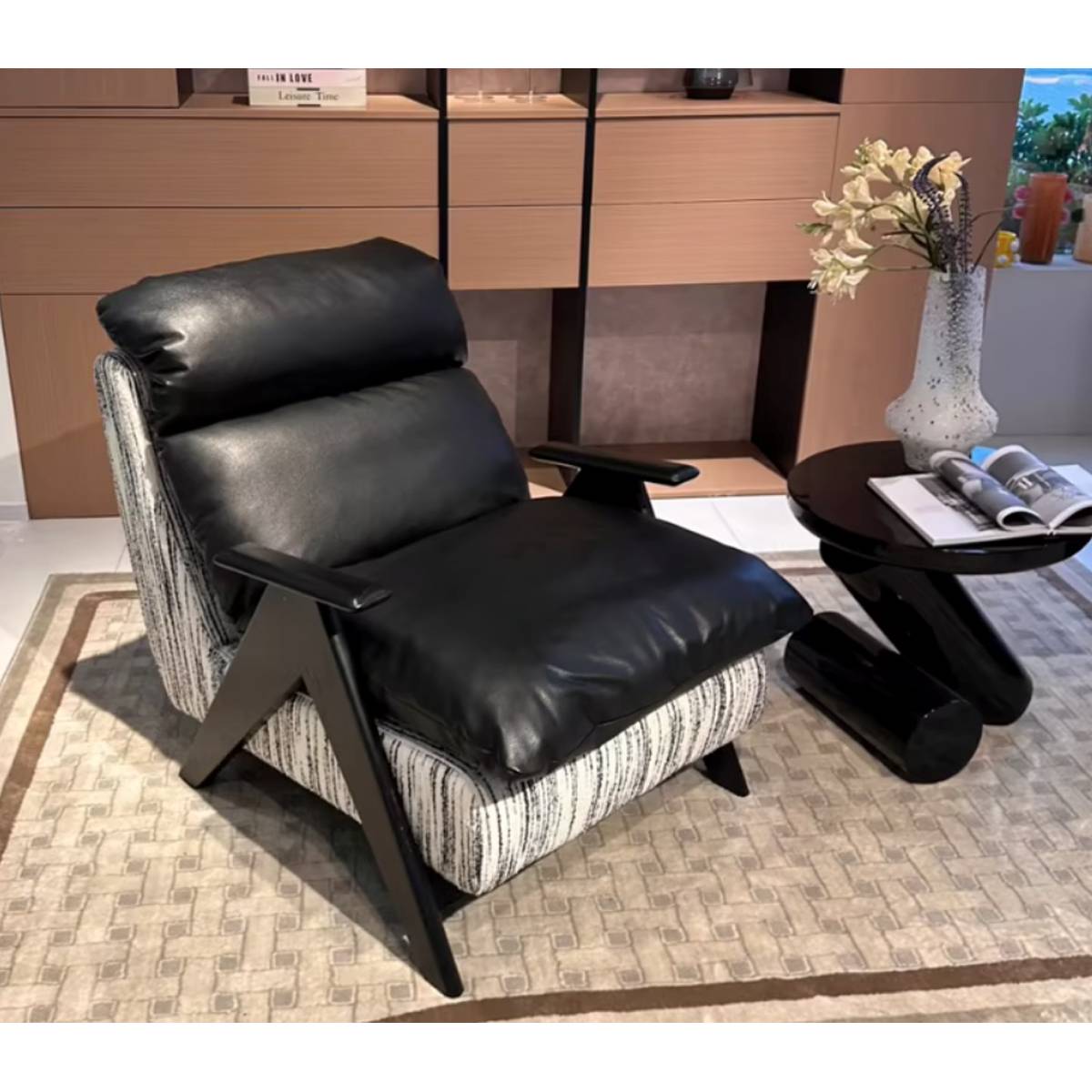 Leather Lounge Chair (Z42-KD-87745)