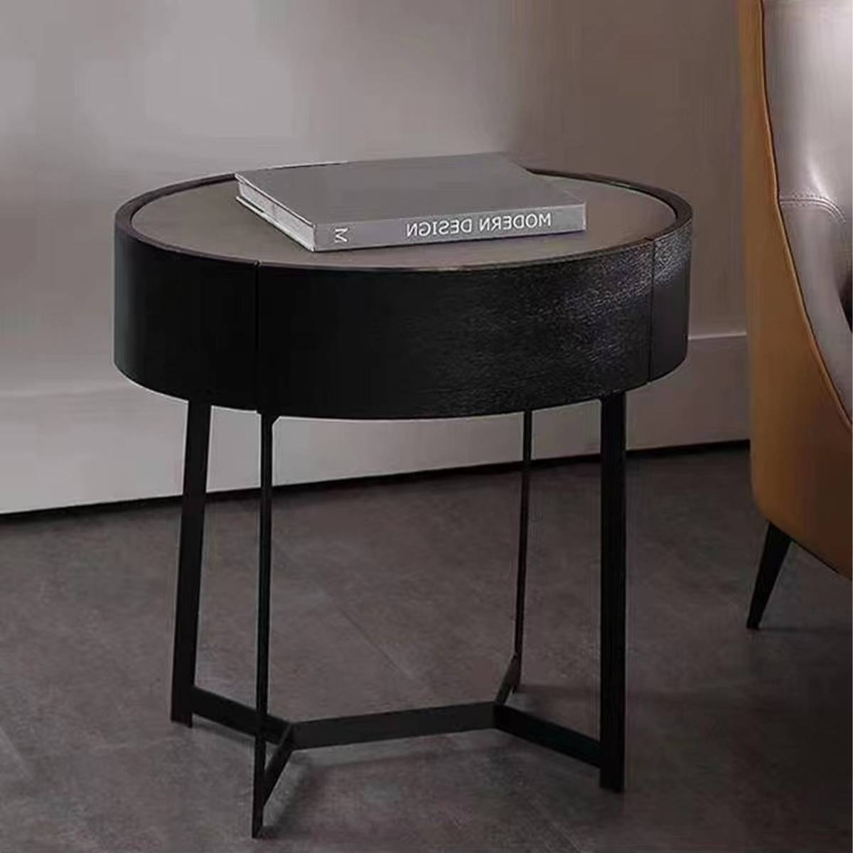 Bedside Table (Z35-Round Cabinet 1)