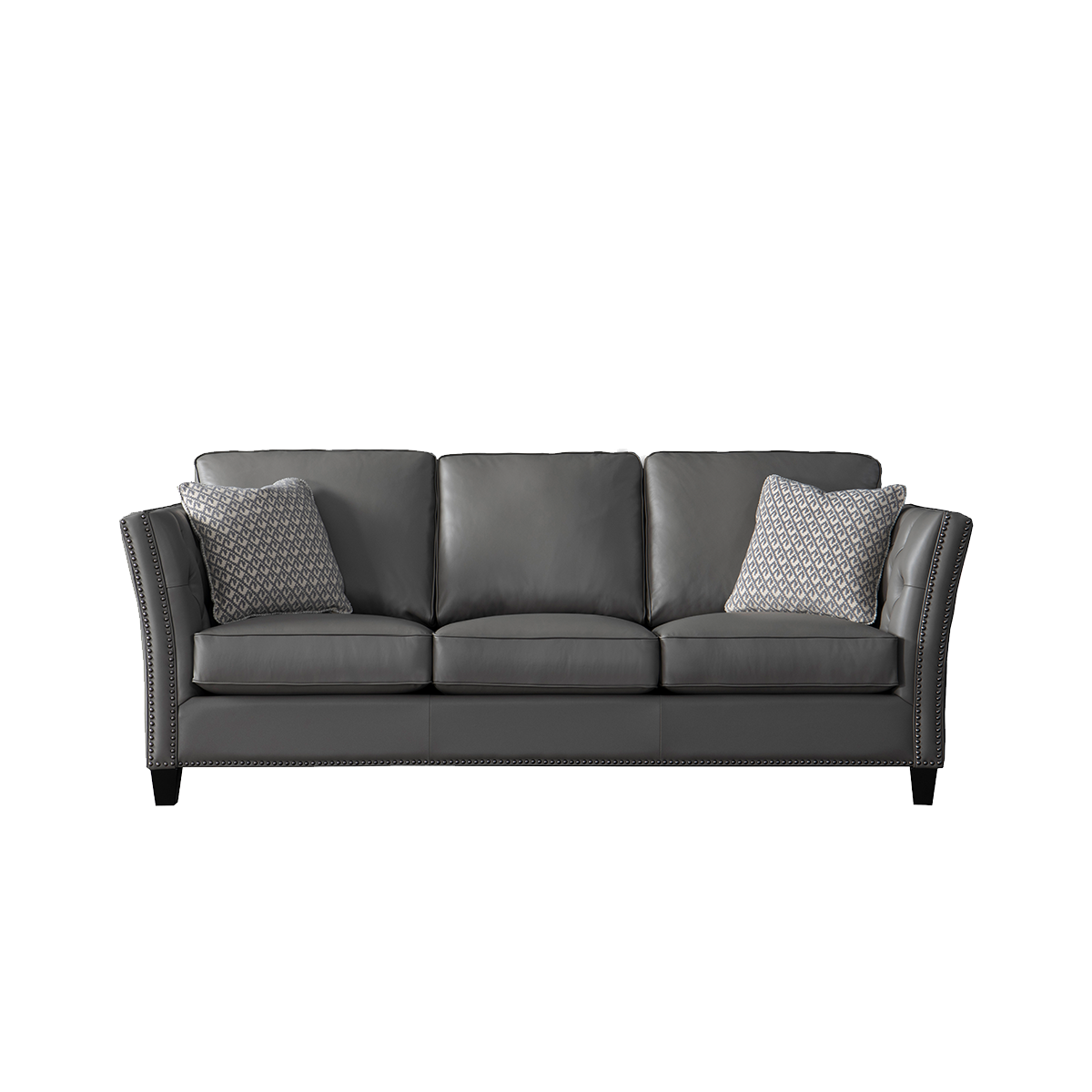 American Style Sofa Top Grain Leather 3-Seater (Z02-L252)