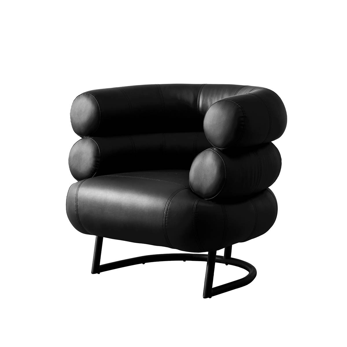 Full Leather Single Chair (B02-LLC311)