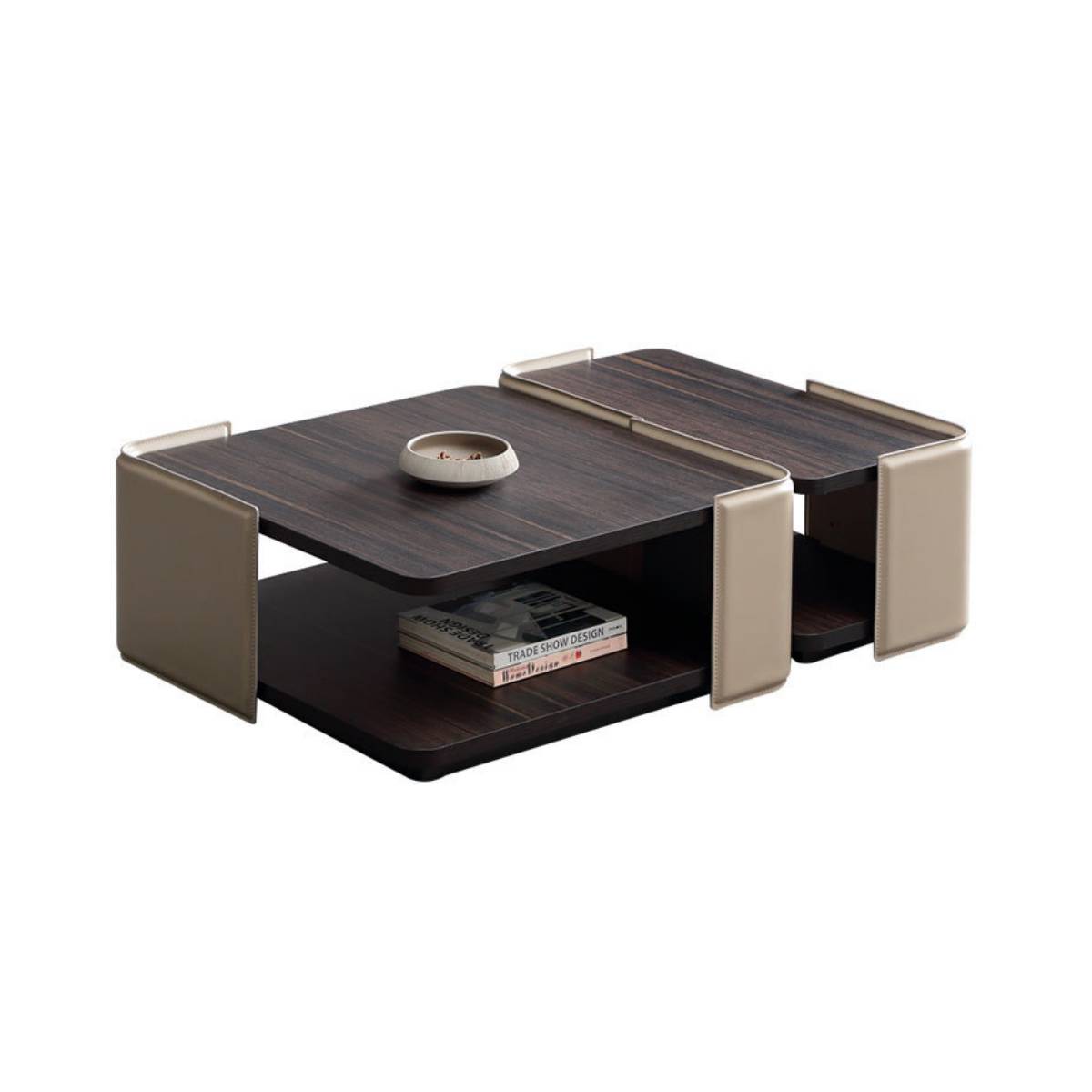 Saddle Leather Coffee Table (B45-311)