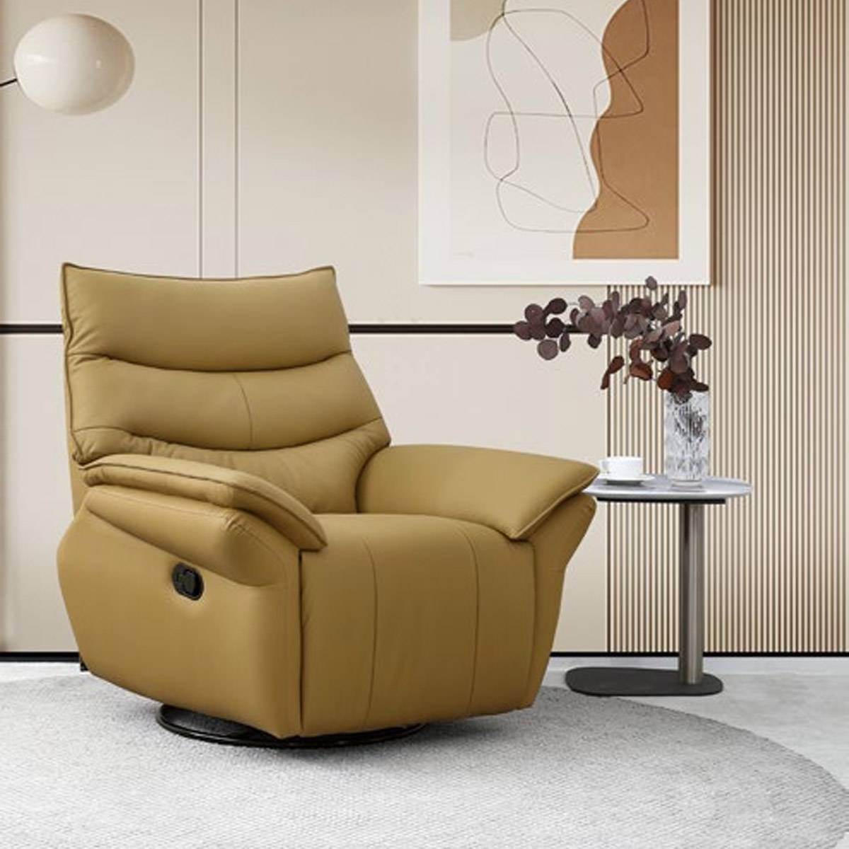 Genuine Leather Manual Recliner (Z49-G56)