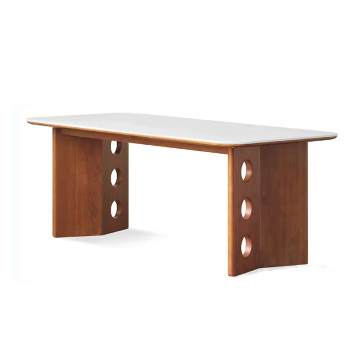 Travertine Sintered Stone Dining Table (Z87-T-022)
