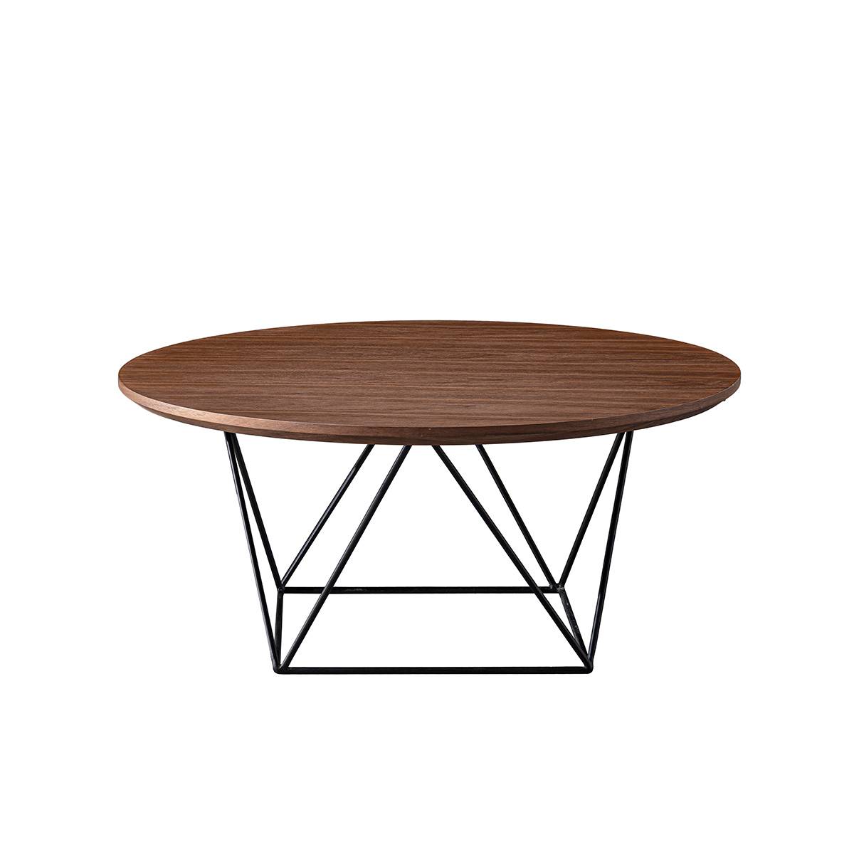 Front view of the coffee table on a white background