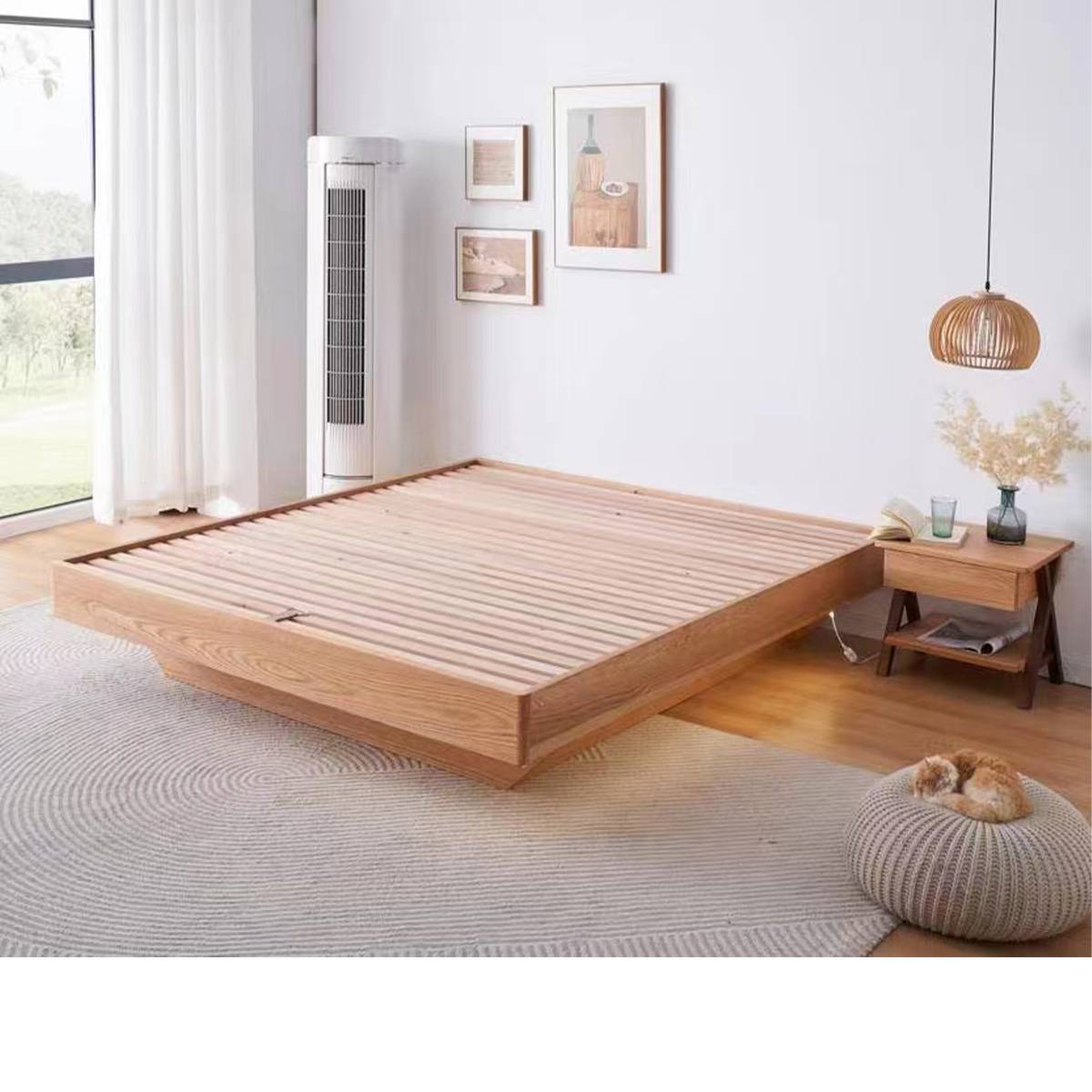 Mid-Century High Storage Bed (B56-D Series)
