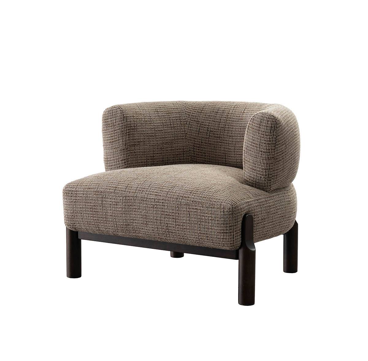 Side view of the lounge chair