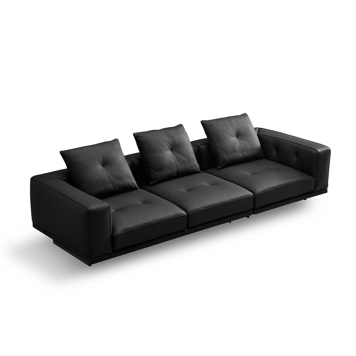 Mid-Century Modern Split 4-Seater Sofa (B12-2317)