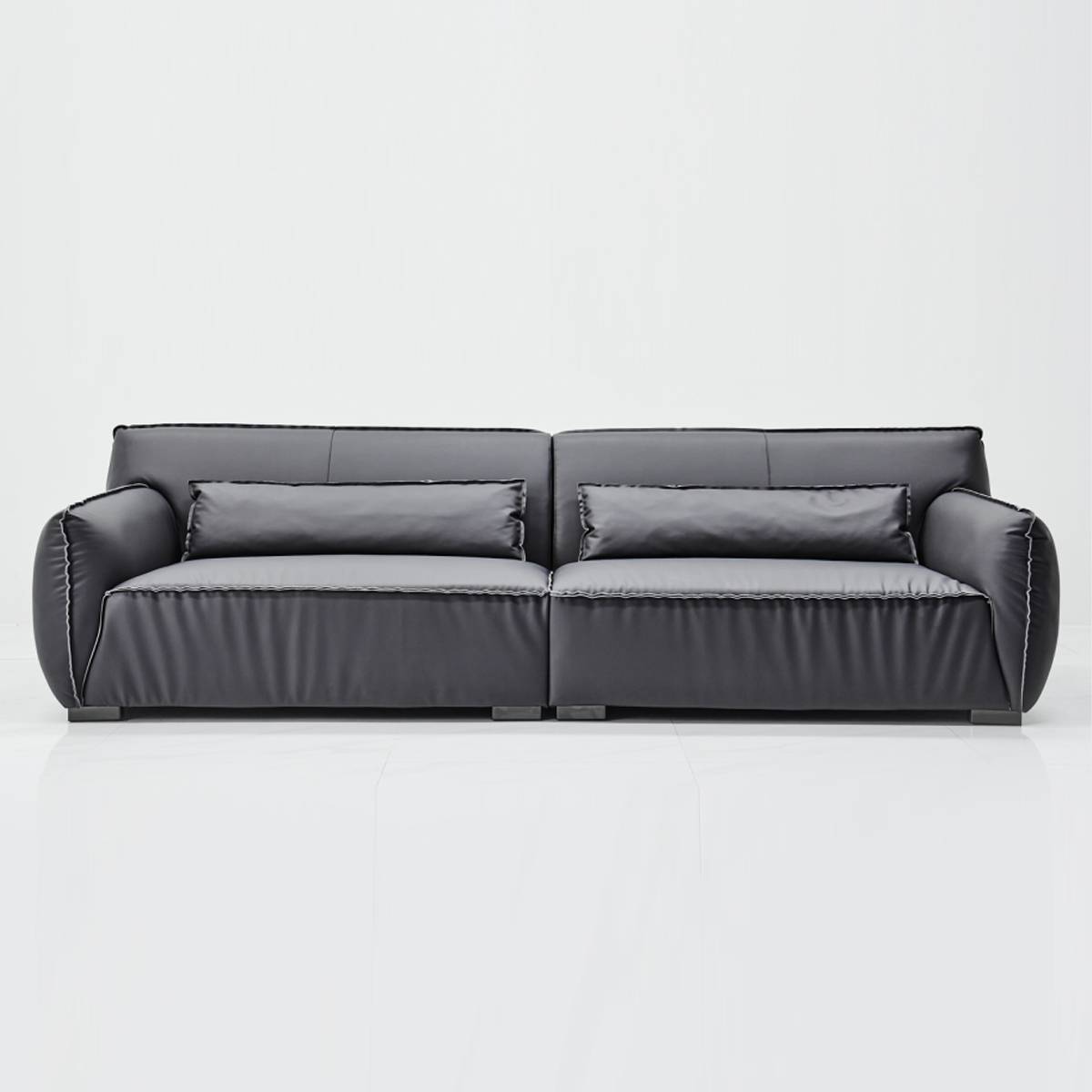 B12 Straight 4-Seater Sofa in Eco-Leather (B12-SF250)