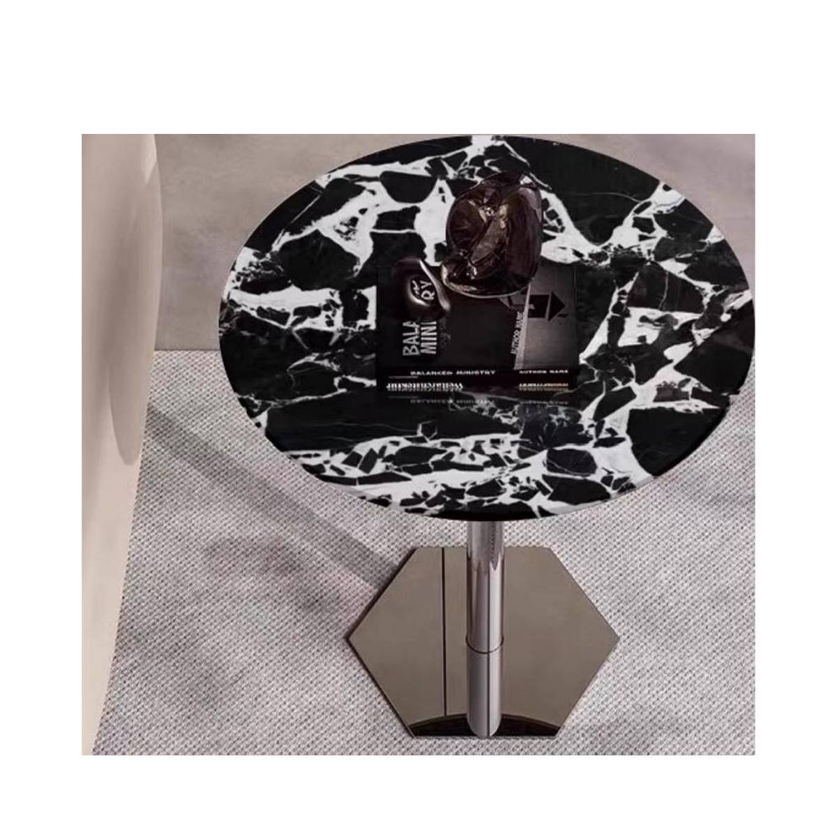 Marble Side Table Round (Z60-B07)