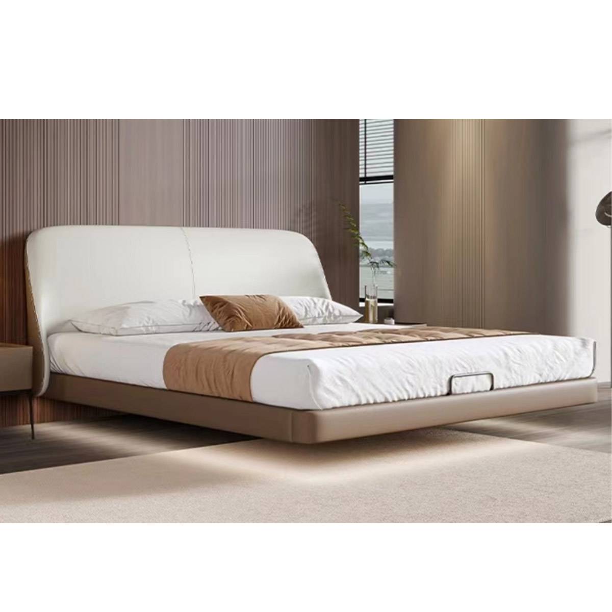 Eco-Leather Floating Bed (A72-9588)